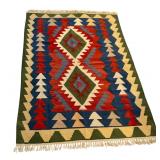 Hand Woven Kurdish Kilimanjaro Vintage Rug
