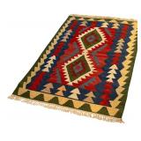 Hand Woven Kurdish Kilimanjaro Vintage Rug