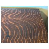 Antique Console / Buffet with Leaded Glass Doors