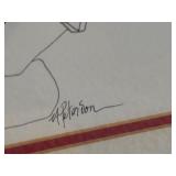 Framed Original Acrylic Painting entitled Layered in Reds