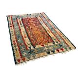 Vintage Hand Woven Kilim Rug