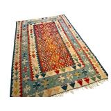 Vintage Hand Woven Kilim Rug