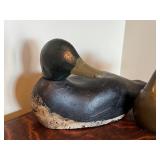 Two Vintage Wooden Decorative Decoys
