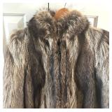 Vintage Raccoon Fur Coat