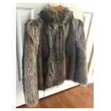 Vintage Raccoon Fur Coat