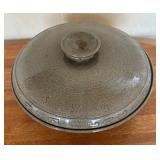 Signed Handcrafted Pottery Covered Dish