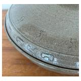 Signed Handcrafted Pottery Covered Dish