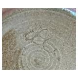 Signed Handcrafted Pottery Covered Dish
