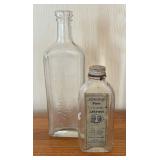 Vintage Finds including Bottles, Shoe Form, Cast Iron Pop Over Pan and More