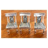 Charming Chair Figurines and Place Card Holders