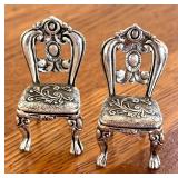 Charming Chair Figurines and Place Card Holders