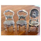 Charming Chair Figurines and Place Card Holders