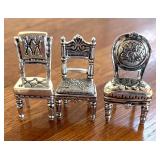 Charming Chair Figurines and Place Card Holders