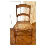 Vintage Cane Seat Wooden Chair