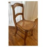 Vintage Cane Seat Wooden Chair