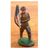 Vintage Military Metal Toy Figurines