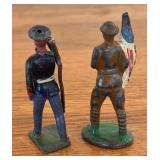 Vintage Military Metal Toy Figurines