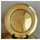 Brass and Resin Chargers