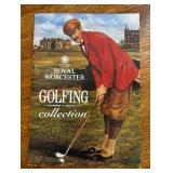 Royal Worcester Golfing Collection Plate by Melvin Buckley