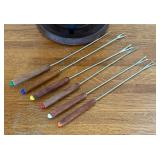 Fondue Pot with Six Forks