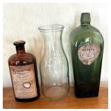 Vintage Goodies including Basket, Carafe, Utensils and More