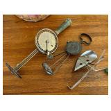 Vintage Goodies including Basket, Carafe, Utensils and More