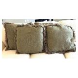 Four Pretty Accent Pillows