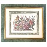 Floral Framed Print by Jean Babtiste Monnoyer