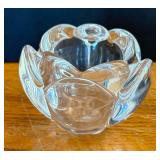 Pair of Mikasa Lotus Votive Candle Holders