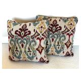 Two Decorative Accent Pillows