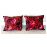 Three Vibrant Accent Pillows