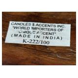 Vintage Decorative Wooded Candle Holders