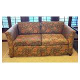 Fabulous Vintage Floral Loveseat by North Hickory