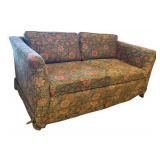 Fabulous Vintage Floral Loveseat by North Hickory