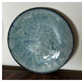Three Artisan Crafted Pottery Plates