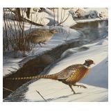 "Spring Thaw-Pheasant" Limited Edition Signed Print by Van Gilder