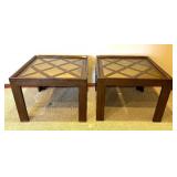 Pair of Mid Century Side Tables / Accent Tables