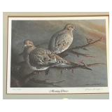 "Morning Doves" Limited Edition Print by Robert L. Wallis