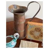 Vintage Copper Water Picture, Decorative Trivet and More