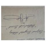 Les Kouba Drypoint Etching / Original Les Kouba Drypoint Etching Mallard with Brood