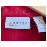 Chico Zenergy Zip Up Light Weight Red Jacket