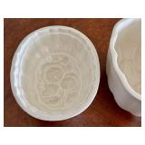 Two Antique Ceramic Kitchen Molds