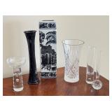 Variety of Decorative Floral Vases