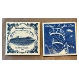 Variety of Holland American Line Tiles / Coasters