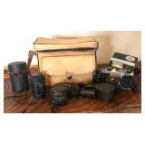 Cameras and Lenses by Hoya, Vivitar, Pentax, Olympia and More