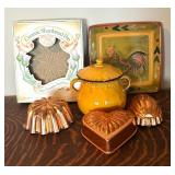 Copper Molds, Shortbread Pan, Platter and More