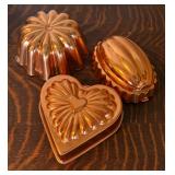 Copper Molds, Shortbread Pan, Platter and More