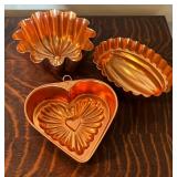 Copper Molds, Shortbread Pan, Platter and More