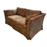 Lovely Floral Vintage Loveseat / Sofa by North Hickory