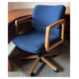 Vintage Oak Office Chair by the Hon Company